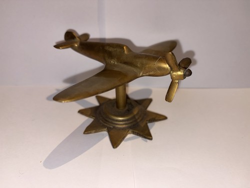 Antique brass spitfire - brass,