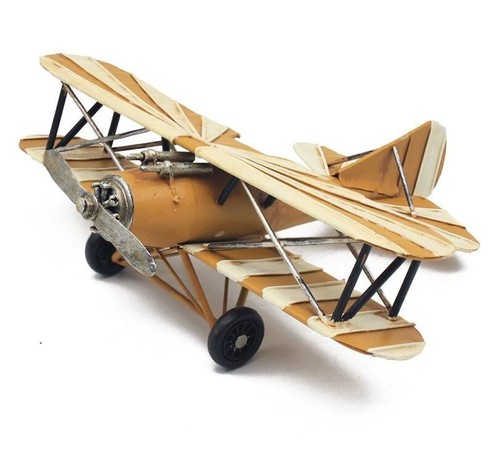 Vintage retro plane style - bi-plane,