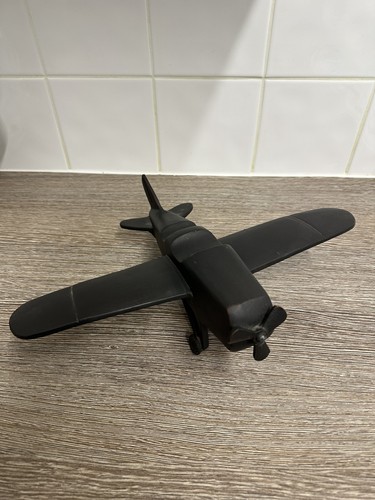 Metal airplane ornament 26cm - airplane,