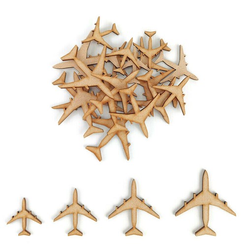 Plane mdf craft shapes - plane,