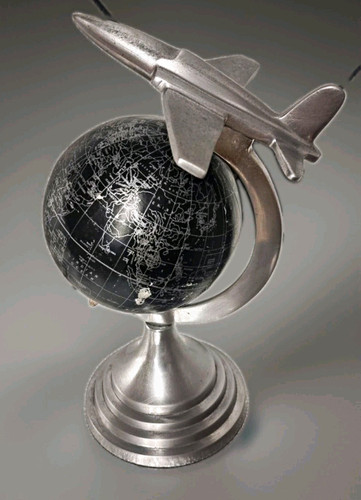 Decorative desktop globe metal - decorative,
