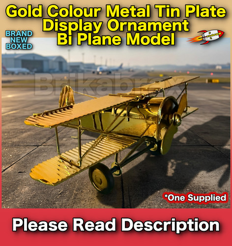 Gold colour metal tin - gold,