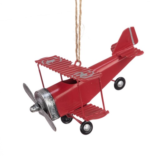 Floralsilk metal red aeroplane - floralsilk,