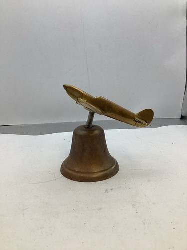 Vintage brass plane - vintage,
