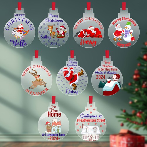 Personalised christmas bauble - personalised,