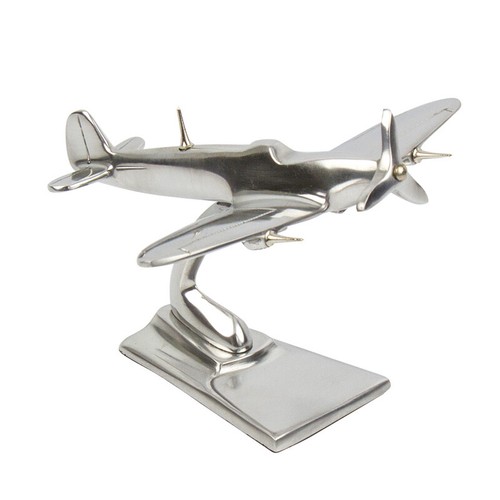 Aluminum spitfire sculpture - spitfire,