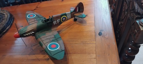 Large tin metal spitfire - tin,