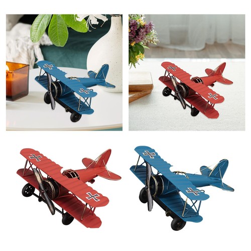 Vintage airplane model biplane - model,