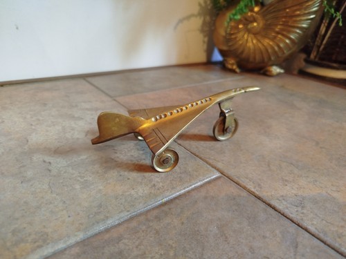 Vintage solid brass concorde - solid,