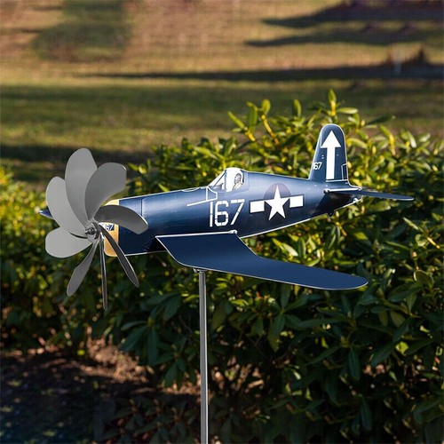 Metal airplane weather vane - weather,