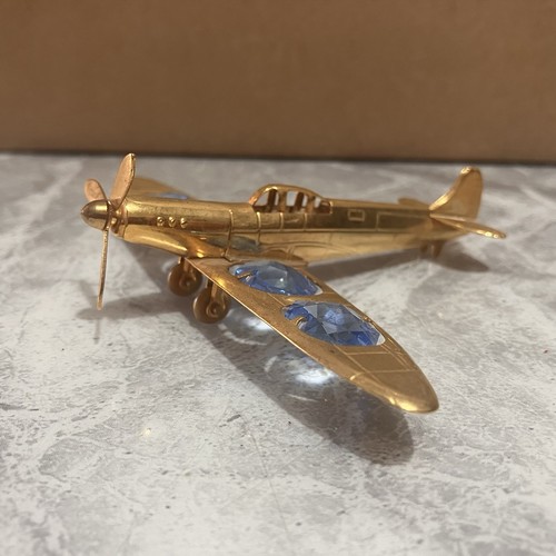 Gold tone spitfire fighter - spitfire,