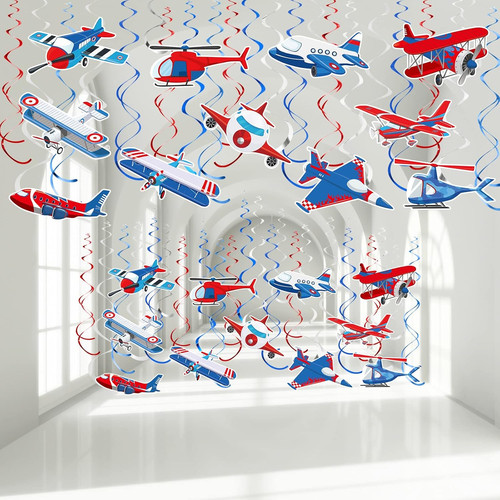 Pieces airplane hanging - 30,