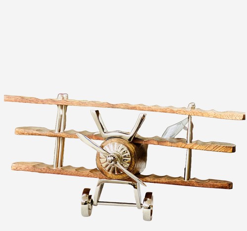 Vintage wooden airplane model - wooden,