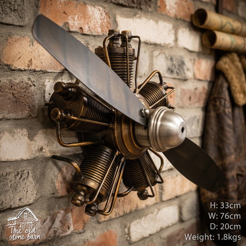 Metal aircraft propeller - metal,