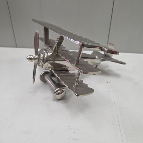 Vintage style metal triplane - style,