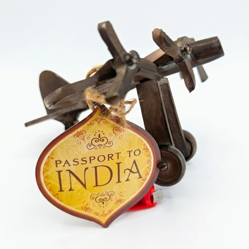 Brown bronze effect airplane - effect,