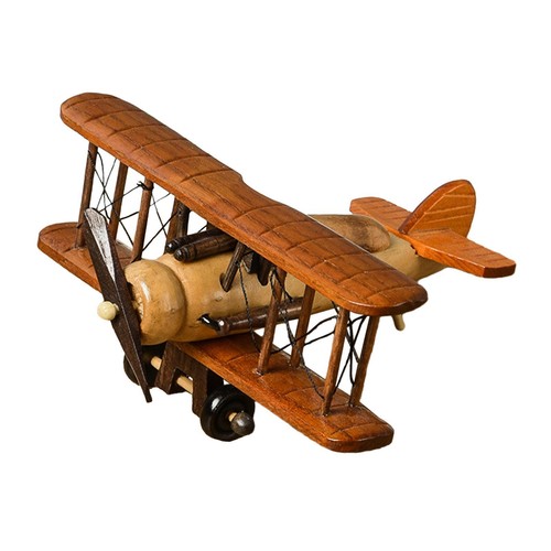 Vintage airplane decor wooden - airplane,